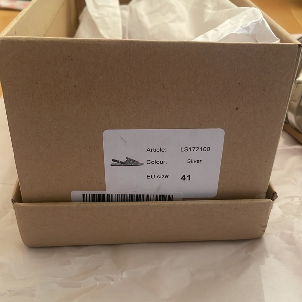 Liebeskind Sandals - Size 10 - Silver - NWOT - Picture 6 of 7